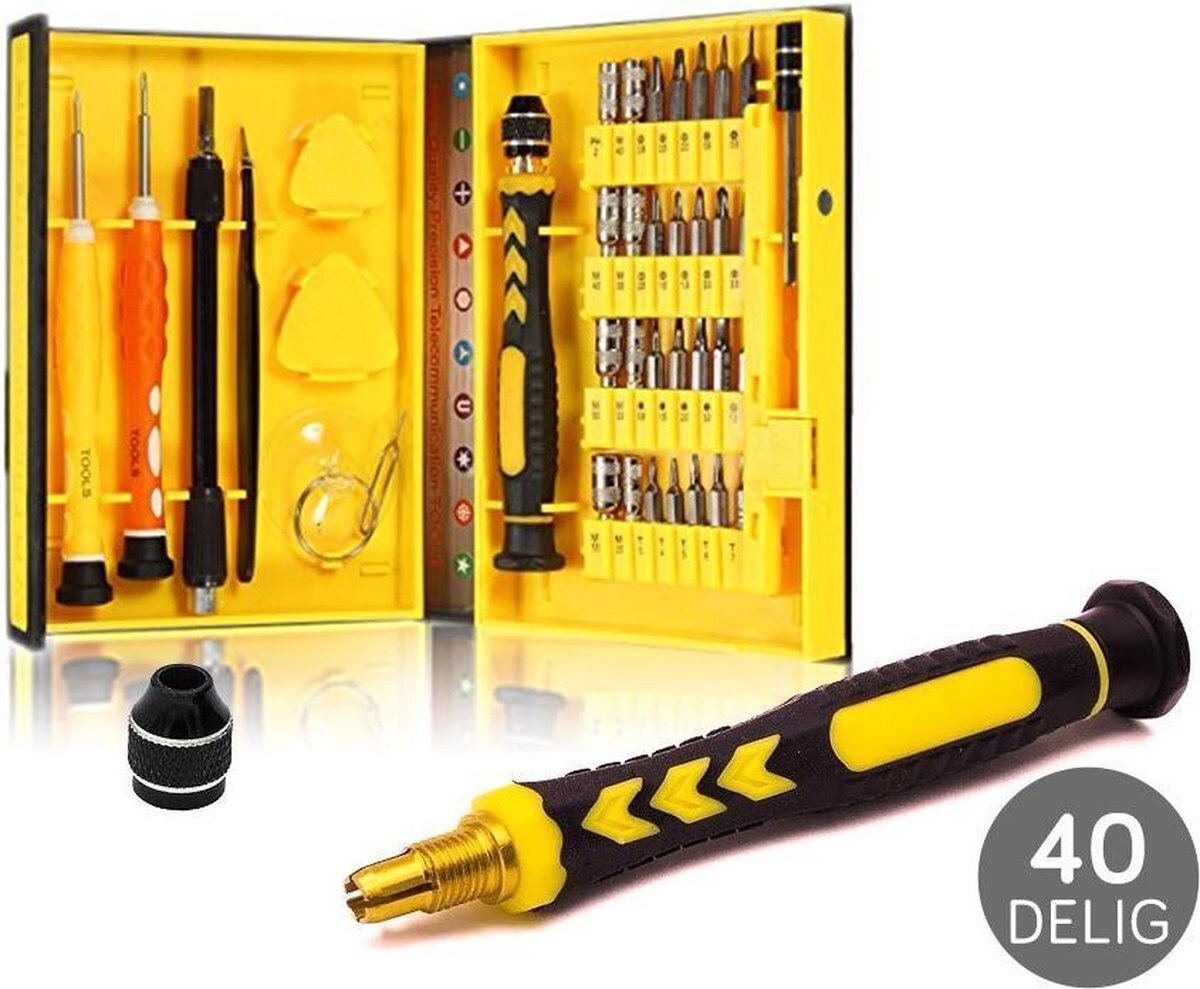 Multipurpose set Reparatieset - 40 delig - Precisiereparatie - Gereedschap