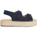 White Stuff Sandale Espadrille à Velcro Bleu Marine Foncé Taille : 7