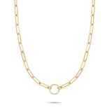 Tamaris Charms Collection Gliederhalsketten aus Edelstahl - Gold