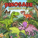Dinosaur coloring book: prehistoric world