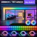 StarTech Smartes RGBIC LED-Neonlichtband - 20 m - Flimmerfrei - Gleichmäßiges Licht - Silikon - Timer - Musikrhythmus - Fernbedienung