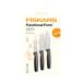 Fiskars Ensemble de couteaux favoris Functional Form Acier inoxydable, 3 pièces