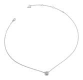 Borboleta GUESS Borboleta Coin Necklace Rhodium zilverkleurig