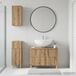 Maison Exclusive - Ensemble de meubles de salle de bain 3 pièces, modèle DELFT, chêne artisanal