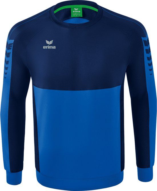 Erima Six Wings Sweatshirt Heren - New Royal / New Navy - Maat XL
