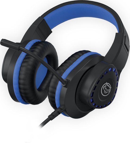 Qware Gaming Headset Tulsa - Blauw - 8718657553429