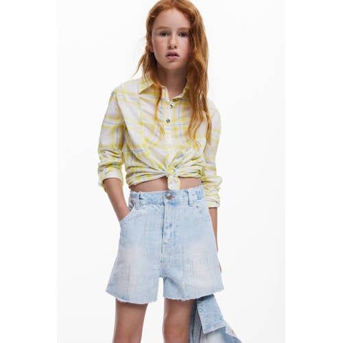 Desigual denim short light blue denim