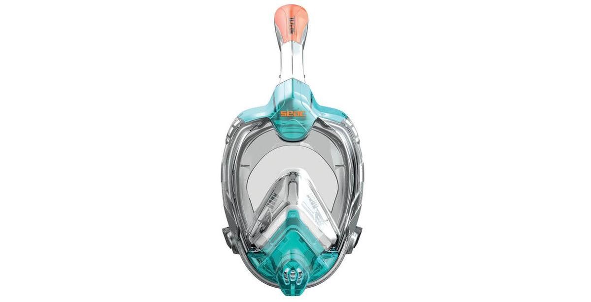 Seac Libera, New Generatie Geïntegreerd Snorkelmasker, Hypoallergene Silicone, Snelsluiting, 3 Maten