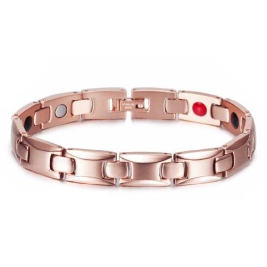 Mendes Magnetische Energie armband Edelstaal Rosé