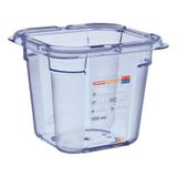 Araven boîte alimentaire GN1/6 ABS Bleu 150mm
