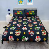 Nintendo Super Mario Officiële tweepersoons dekbedovertrekset