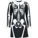 Ghost EMP Signature Collection Ghost Mini-jurk - S tot XL - voor Vrouwen - zwart-wit