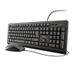 Trust 23971 Clavier Souris Incluse Bureau USB QWERTY Italien Noir
