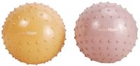 FIND THAT HIPPO Boule sensorielle - Lot de 2 - Rose brun et Brun rouge - Ø15 cm