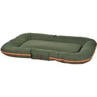Dogs Creek ligkussen Mountaineer ovaal oranje/groen XL