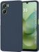 Techsuit Hoesje geschikt voor Motorola Moto G06 - Soft Flex Silicone Back Cover - Navy Blue