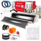 Tf-h5 Kit de film chauffant infrarouge pour chauffage au sol, puissance 140 W/m², largeur 100 cm, surface 16 m²