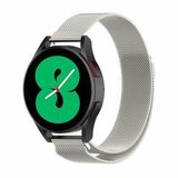 By Qubix Qubix Milanese Bandje voor Garmin Venu 4 - 45mm - Starlight