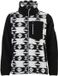 Peak Mountain Dames fleece met rits en borstzak Sherpa 350G