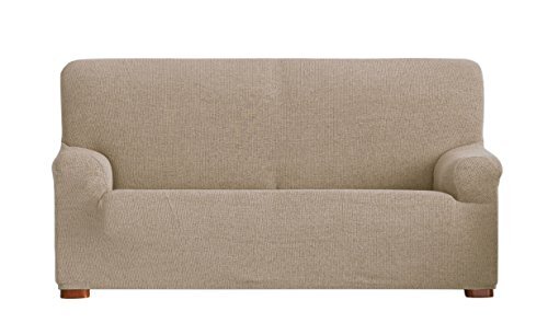 Eysa Dorian elastische sofaplaid 4-zits, chenille, 11-beige, 37 x 17 x 29 cm