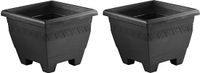 Hega Hogar Jardinière - Anthracite - Carré - 30 cm