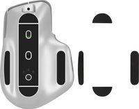 kwmobile muis voeten sticker geschikt voor Logitech MX Master 3 / 3S - Computermuis glijder - Stickers in zwart