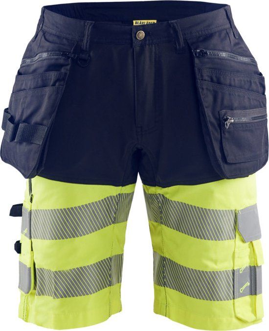 Blåkläder High Vis short 1596-1811 - Marine/High Vis Geel - C44