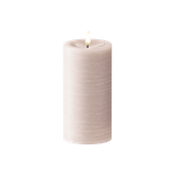 Delight Candles LED Bougie pilier Ø 7,5 x 15 cm Rose
