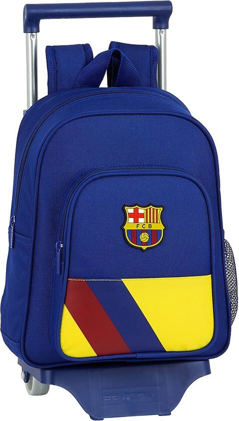 FC Barcelona Schoolrugzak met Wielen 705 F.C. Barcelona Blauw