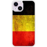 iPhone 14 Drapeau Belgique Bedrukt siliconen hoesje