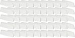 Kotarbau Serie - Raambeslagaccessoires - PVC-afvoerkap Wit - 36 MM - Set van 50