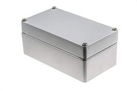 RS PRO Aluminium behuizing grijs buitenmaat 220 x 120 x 90mm IP66