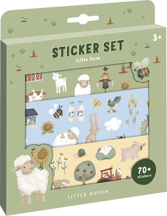 Little Dutch Stickerset Boerderij - Blauw
