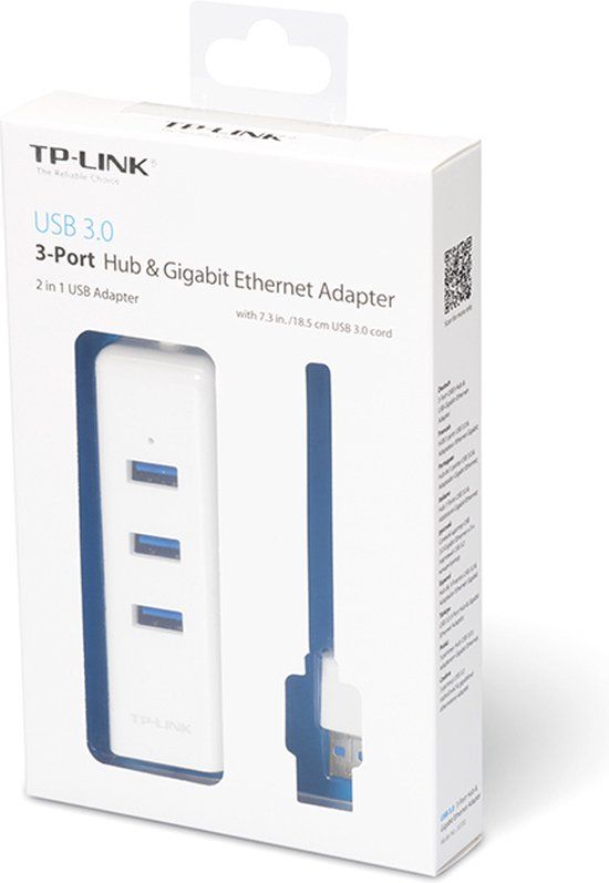 TP-Link UE330 USB 3.0 Hub - White