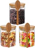 Unyqoos Pots de stockage en verre