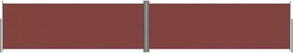 vidaXL Windscherm uittrekbaar 180x1000 cm bruin