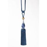 Chic Home ROBERTO decoratief koord met kwastjes 96 cm granaat
