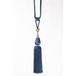 Chic Home ROBERTO decoratief koord met kwastjes 96 cm granaat