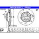 ATE Disque de frein 24.0138-0101.2 Porsche 298 615 301 C 970 351 405 00