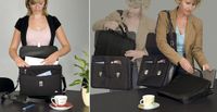 Wedo Ladies Flap-Over Briefcase notebooktas Damestas Zwart
