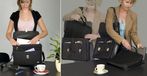 Wedo Ladies Flap-Over Briefcase notebooktas Damestas Zwart