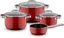 WMF Fusiontec 2.0 Mineral Pro Pannenset 4-delig - Rood