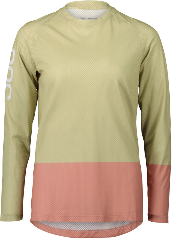 POC MTB Pure Longsleeve Jersey Dames, groen/roze