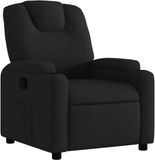 vidaXL Fauteuil - Elektrisch Verstelbaar - Stof - Zwart