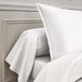Bedlaken, Essix - Effen laken in katoen perkal 180x290 Wit