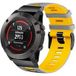 Armband SZSMART Pioneer- voor Garmin Fenix 5 Grijs en geel