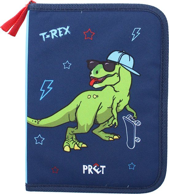 Prêt Make and Create Gevulde Etui - Blauw - Jongens - Dino