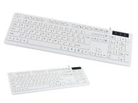 HDWR typerCLAW-PC110W Mechanisch toetsenbord, wit, USB 3.0, Windows-compatibel, numeriek toetsenbord, plug & play, functietoetsen, volledige grootte