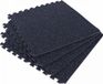 Gorilla Sports Vloermatten Rubber - Beschermingsmatten - 4 matten + 8 eindstukken - Puzzel mat - Wit