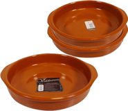 Concorde Iberica Set van 3x stuks tapas borden/ovenschalen Alicante met handvatten 26 en 20 cm - Serveerschalen - Tapasschalen